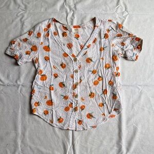 Maeve Orange Print Blouse